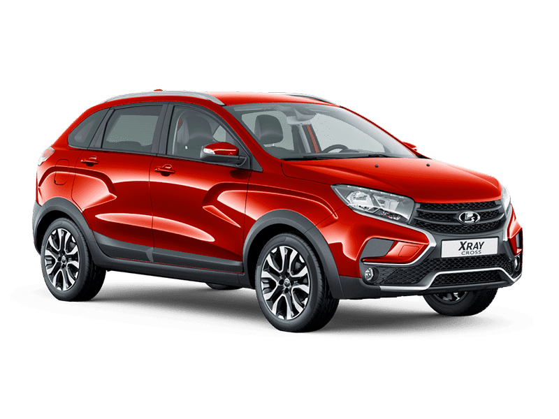 Купить Lada Xray Cross в Москве - Красный "Красный сплав" (136) - металлик